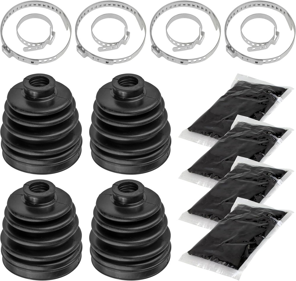 Caltric 2 Rear Axle Inner And Outer CV Boot Kits Compatible with Polaris…