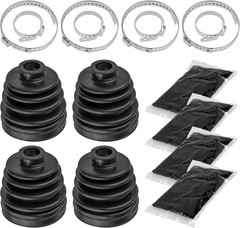 Caltric 2 Rear Axle Inner And Outer CV Boot Kits Compatible with Polaris…
