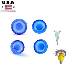 4Pcs Dental Attachment overdenture Replacement Male Cap Inserts for Zest Locator