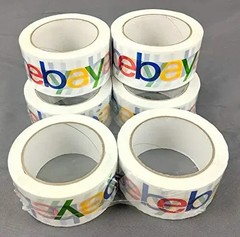 6 Rolls 2” x 75 Yards Branded Packing Tape Heavy Duty Shipping Packaging – Tape
