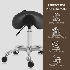 DR.LOMILOMI Saddle Clinic Spa Massage Stool Chair 506 – Open Box