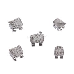 10Packs AZDENT Dental Brackets Mini/Standard MBT/Roth 022/018 Hooks 3 4 5