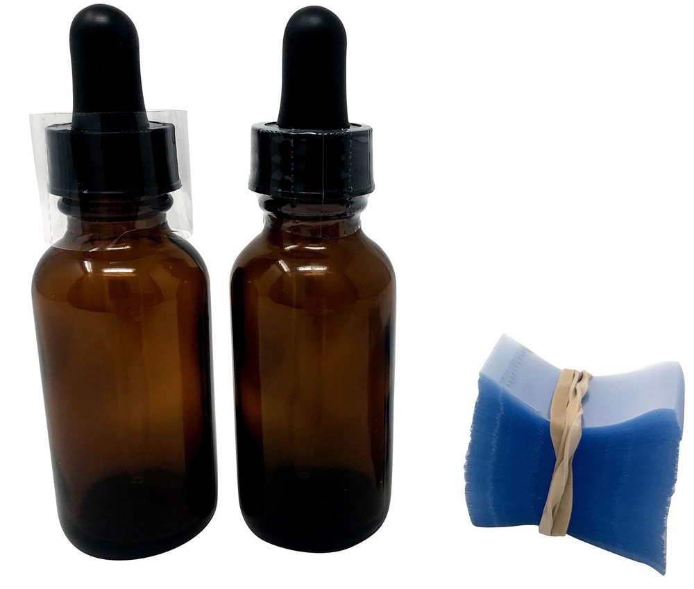 Clear Perforated Shrink Bands for Dropper Bottles 250 Pack