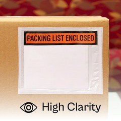 4.5″ x 5.5″ Packing List Enclosed Envelope Panel Face 1000 Pieces