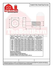 5/8″-11 Grade 8 Hex Cap Screws COARSE Thread USS Hex Bolts (Pick Length & Qty)