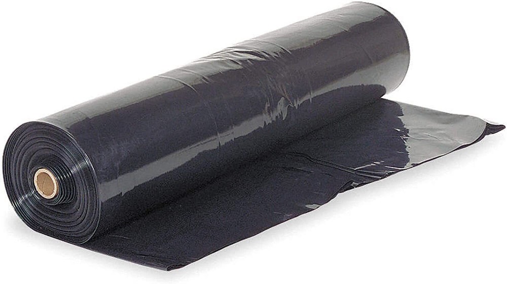 Poly Cover – 6 Mil Black Plastic Sheeting