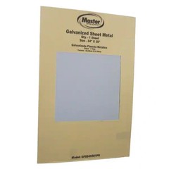 24 In. X 36 In. Galvanized Steel Flat Sheet | Gauge Metal Inch Fitting Durable