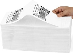 8000 Fanfold 4×6 Direct Thermal Labels. Shipping / Barcode Labels for Zebra UPS
