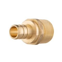 EFIELD 25PCS 1/2″ PEX x 1/2″ Male NPT Adapters Brass Crimp Fittings, Lead Free