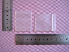 50 Pieces Clear Zipper Bags 1.5 x 2 Inch (4 x 5cm) 4 Mil Thick Plastic Reclos…