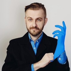 Ambidextrous Waterproof Nitrile Gloves – 50 Pack, Ideal for Hygiene & Cleaning
