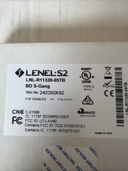 Lenel S2 Blue Diamond Card Reader LNL-R11320-05TB Bluetooth