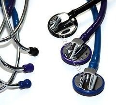 Professional Cardiology Stethoscope BLACK, BLUE, PURPLE 14a Pick Up Your Color
