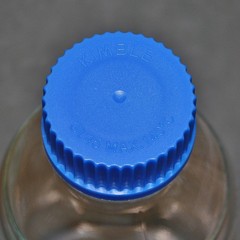 (10) Kimble Media Bottles 14395-1000, 1L / 1000mL, Borosilicate Glass, GL45 Cap