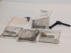 Lot of 7 KIPP K0123.0AE1X15, KHB-280, KHB-64 adjustable ball handles as shown