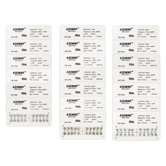AZDENT Dental Ortho Metal Brackets Mini/Standard Roth/MBT 018/022 Hooks 3/3-4-5