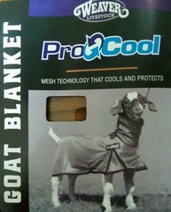 Weaver Livestock ProCool Mesh Goat Blanket XSmall Hurricane Blue
