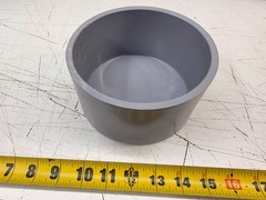 Unbranded PVCCAP5 5″ IPS Schedule 40 Grey PVC Conduit End Cap Brand New