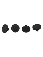 Small Rubber Push-in Ridged Stem Bumpers 1/2″ Diam – Feet – Fits 3/16″ Hole