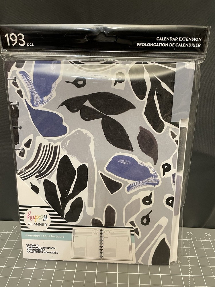 Happy Planner Classic 6 Month Everyday Extension Daily Layout Undated 193 pc