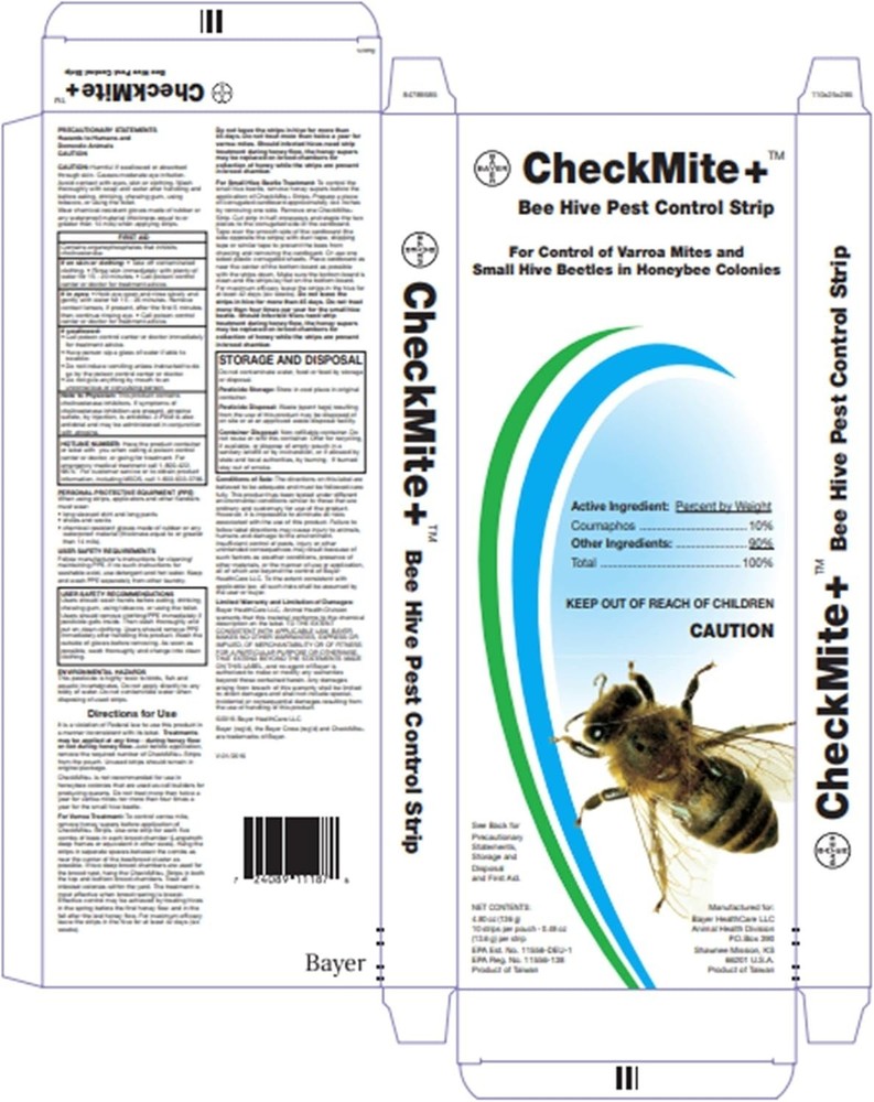 CheckMite Bee Hive Pest Control Strips | Treatment for Varroa Mites Hive Beetles