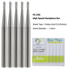 Wave Dental Carbide Bur FG330 Round 1/4 2 4 6 8 557 Friction Grip High Speed Bur