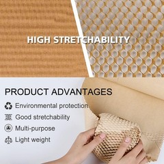 Honeycomb Packing Paper 12 Inch Eco Friendly Biodegradable Cushion Wrap 200 ft