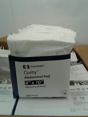 COVIDIEN 9194A Abdominal Pad Factory Case of 216 Pads; 12 Individual Boxes Of 18