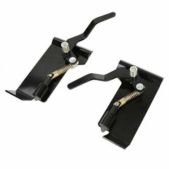 Weld-On Skid Steer Quick Attach Bucket Conversion Adapter Latch Plates Universal