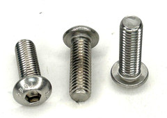 UNBRANDED BUTTON HEAD SOCKET CAP SCREW M8 – 1.25 X 25MM LOT OF 100