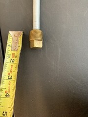 MARKET FORGE ZINC ANODE DESCALER 1/2” 08-0049 10” Zink Pencil New