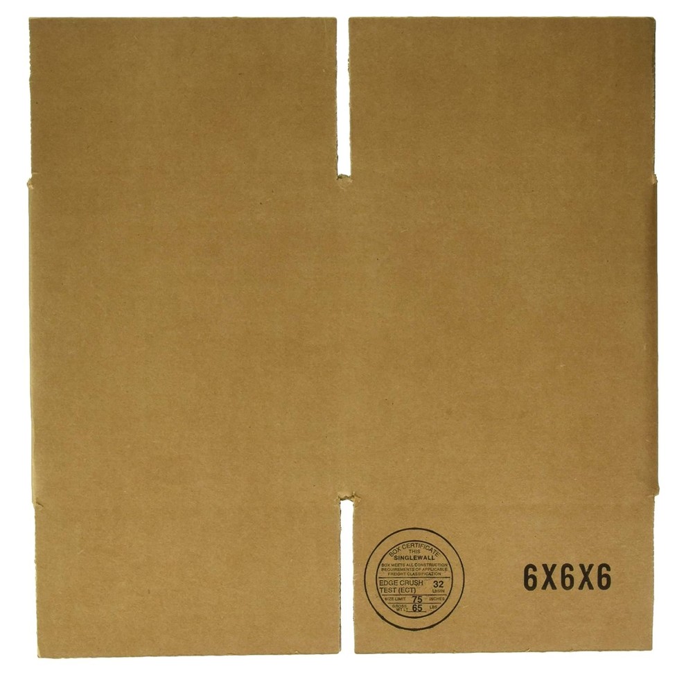 Compact 6x6x6 Paper Shipping Box Bundle of 25 – Safe & Reliable Packaging