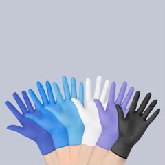 High Quality biodegradable Nitrite Gloves Size M-L-XL Box Of 100 Gloves