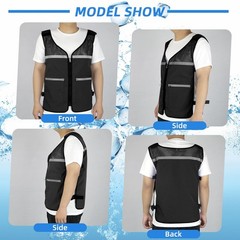 Cooling Vest for Men & Women, Adjustable Ice Vest with Detachable Reusable Ic…