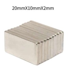 100Pcs N50 Rectangle Magnets Strong Hold Neodymium Rare Earth Block 20x10x2mm