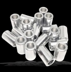 Precision USA Aluminum Spacer Bushing 1/2″ OD x 1/4″ ID Fits M6 & 1/4″ bolts