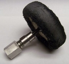 FLAPPER ADAPTER STAINLESS STEEL 5/8 UNC Thread with 1/4″ Collet Made in USA