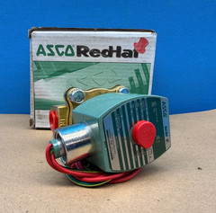 ASCO RedHat 8210G093 Solenoid Shutoff Valve 3/8in Brass 120V 150 PSI