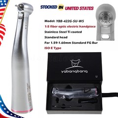 1-4 Pcs Dental 1:5 LED Contra Angle Fiber Optic Handpiece Fit KaV NSK Motor