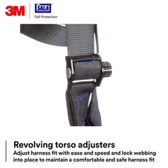 3M 1113030 DBI-SALA ExoFit X300 Comfort Vest Climbing Harness Fall Protection