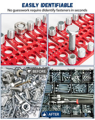 57 Nut and Bolt Thread Checker – Thread Checker Standard and Metric Bolt and Nut
