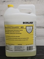 Ecolab Marketguard 121 All Purpose Cleaner, Concentrated Chlorinated, 2.5 Gal