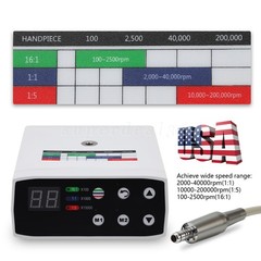 Dental Brushless LED Electric Micro Motor For NSK E-Type 1:1/1:5/16:1 Handpiece