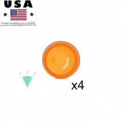 4Pcs Dental Attachment overdenture Replacement Male Cap Inserts for Zest Locator