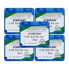 ETERFANT 1040PCs Dental Ortho Elastic Ligature Ties Rubber Bands/Buccal Tubes