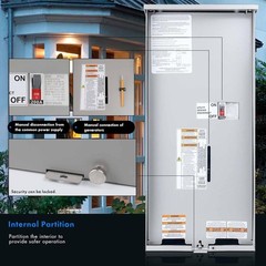 200 Amp Single Phase Generator Automatic Transfer Switch for Generac RXSW200A3