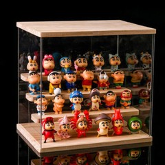 4-Tier Large Acrylic Display Case Dustproof Box for Collectibles Action Figures