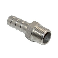 MALE NPT Thread Pipe Fitting to Barb Hose Tail End Connector Stainless Steel 304