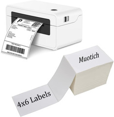 500 Fanfold Direct Thermal Shipping Labels – 4X6, Compatible with Rollo, MUNBYN,
