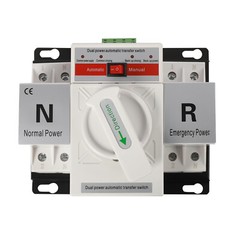 63A 2P 110V Dual Power Automatic Transfer Switch Generator Changeover Switch